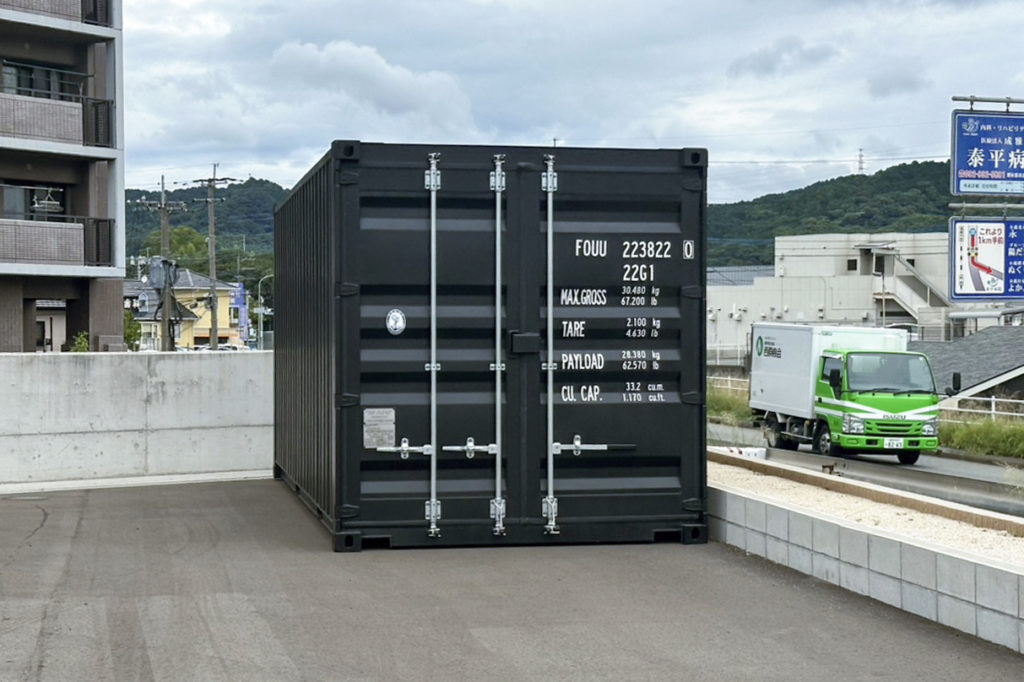 20フィート　新品 　コンテナ　実績　買取　福岡　中古　設置