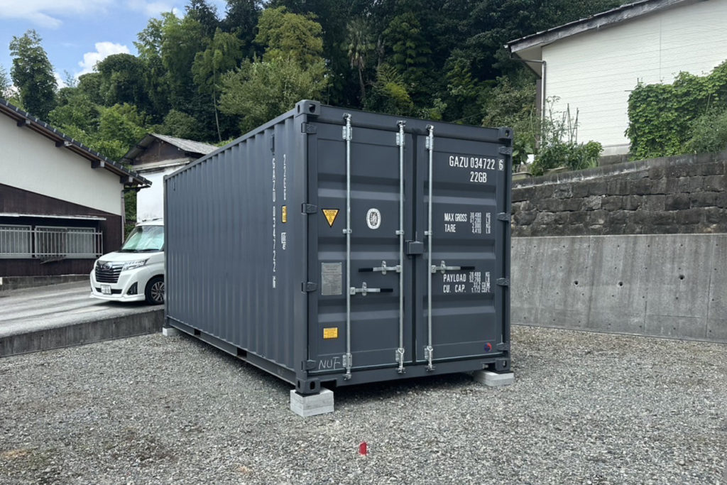 20フィート ワンウェイ　コンテナ 福岡　コンテナハウス ガレージ
